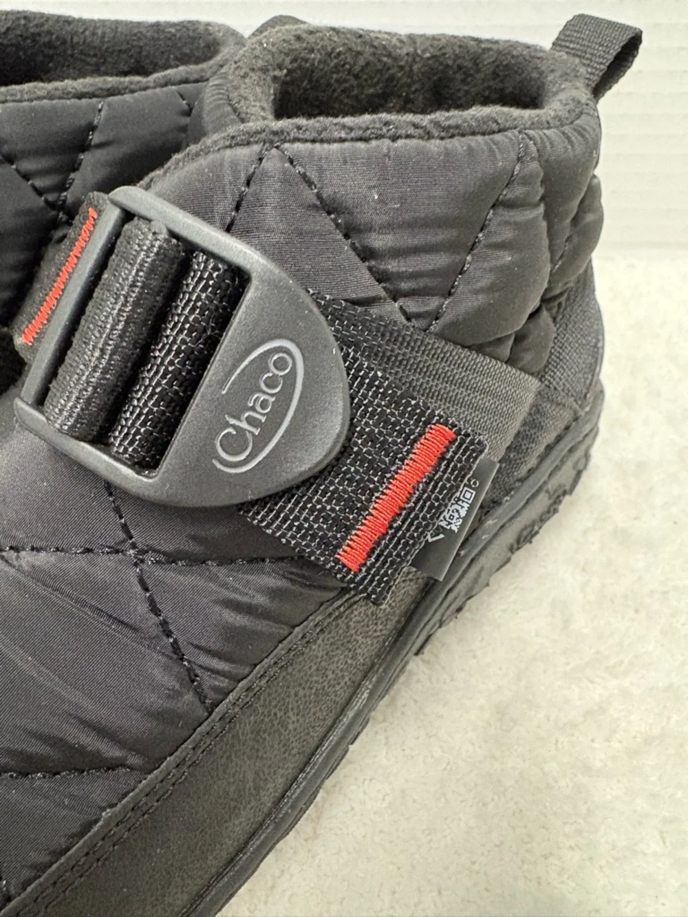 Chaco Ramble Black Puff Cinch Kids Shoes Slipper Bootie Size One NWT
